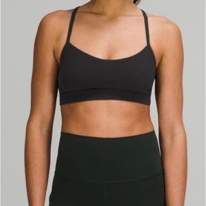 Black Lulu sports bra